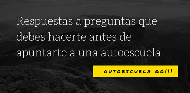 Preguntas frecuentes en una autoescuela